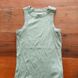 Madewell green tank top. Size XXS